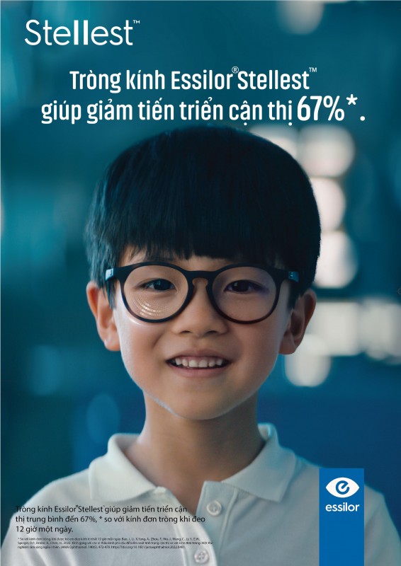 Tròng kính Essilor Stellest kiểm soát cận thị tại Mắt Kính Minh Hùng, Phan Thiết – địa điểm uy tín cung cấp các dòng kính Essilor chính hãng, bảo vệ thị lực hiệu quả. Liên hệ ngay để được tư vấn và hỗ trợ!